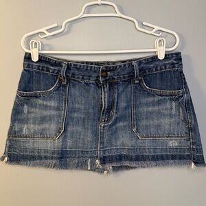 Abercrombie & Fitch Y2K denim skirt